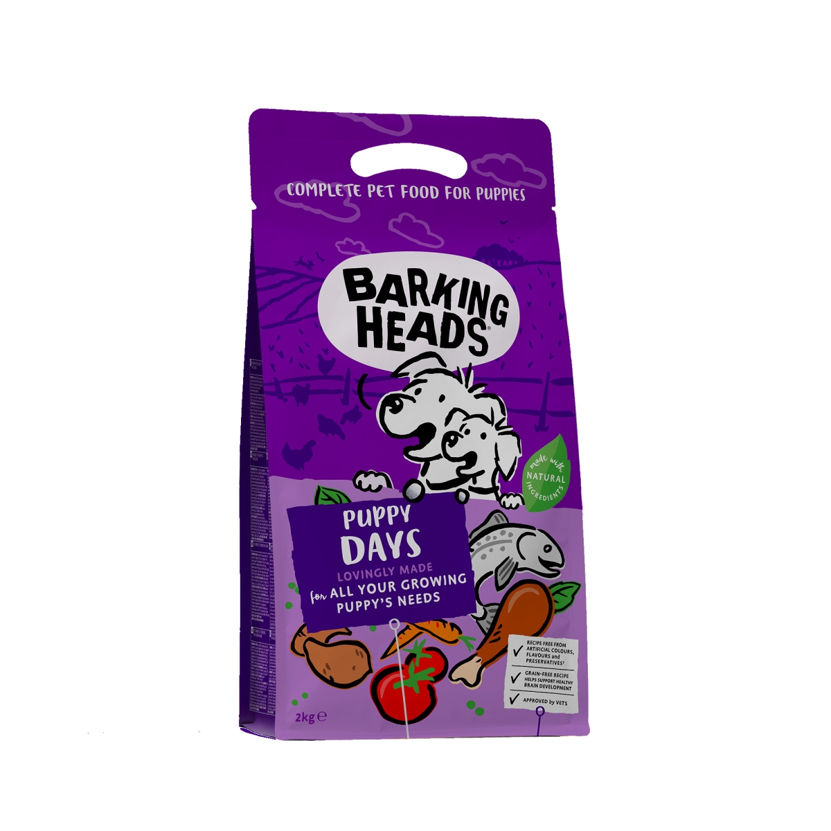 Barking Heads Puppy Days kuivtoit 2 kg