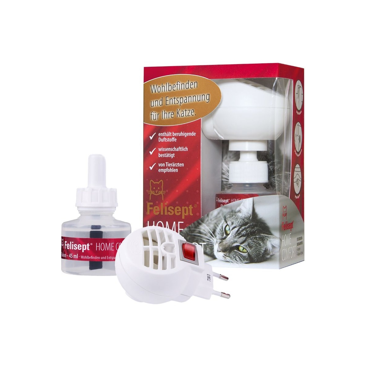 Felisept® Home Comfort kassi difuusor ja täitepudel 45 ml