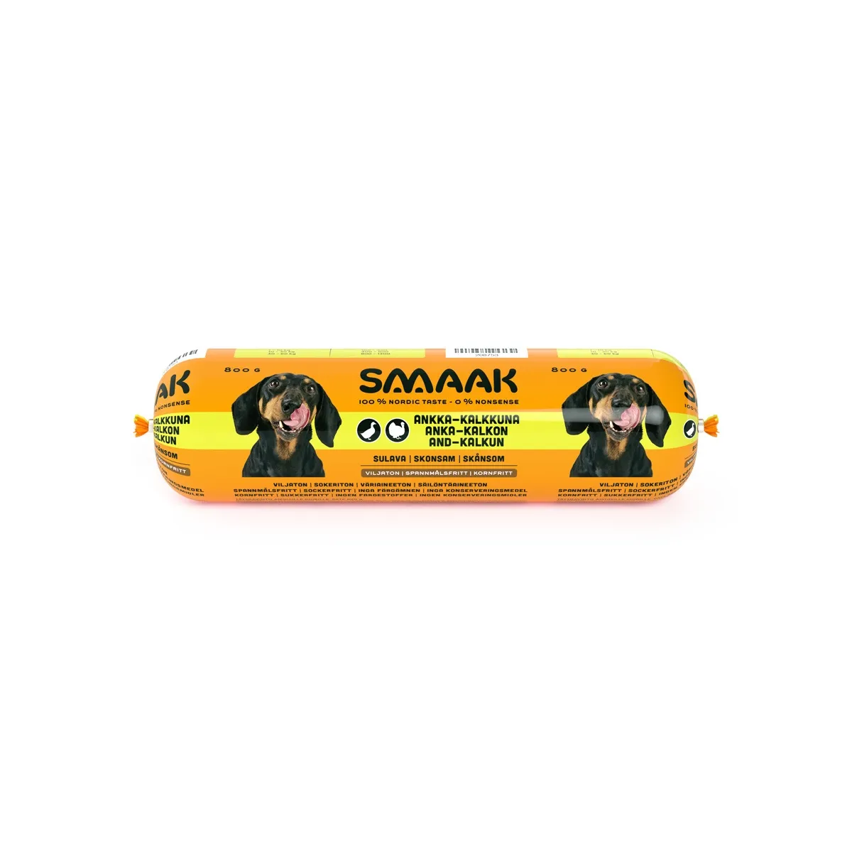 SMAAK koera vorst, part/kalkun, 800 g - Tootepilt