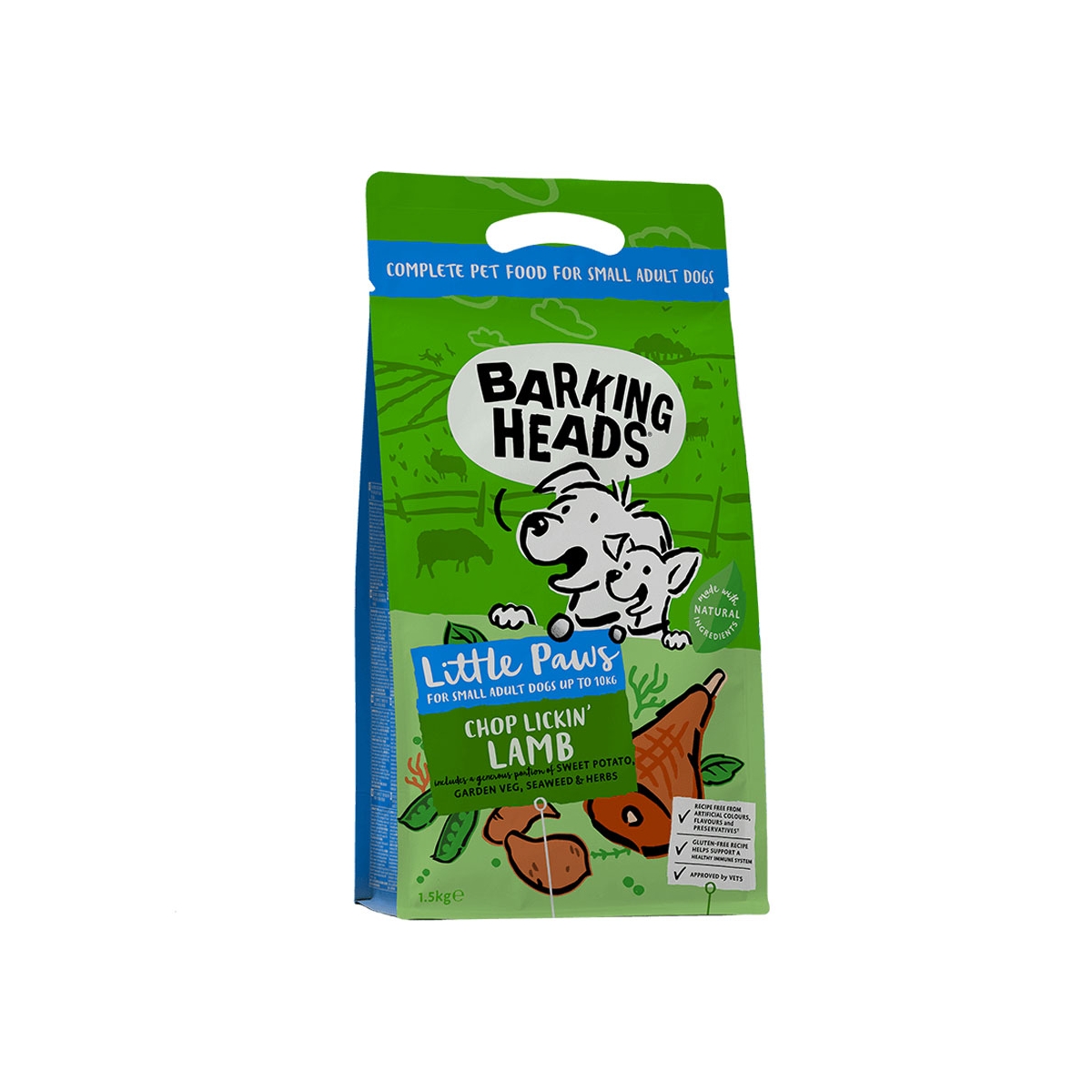 Barking Heads Chop Lickin Lamb koeratoit väike tõug 1,5 kg
