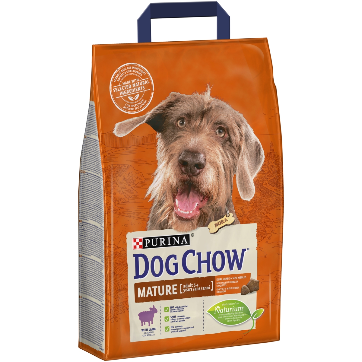 Dog Chow MATURE koeratoit 5+ a. vanusele koerale, lambaga 2,5 kg