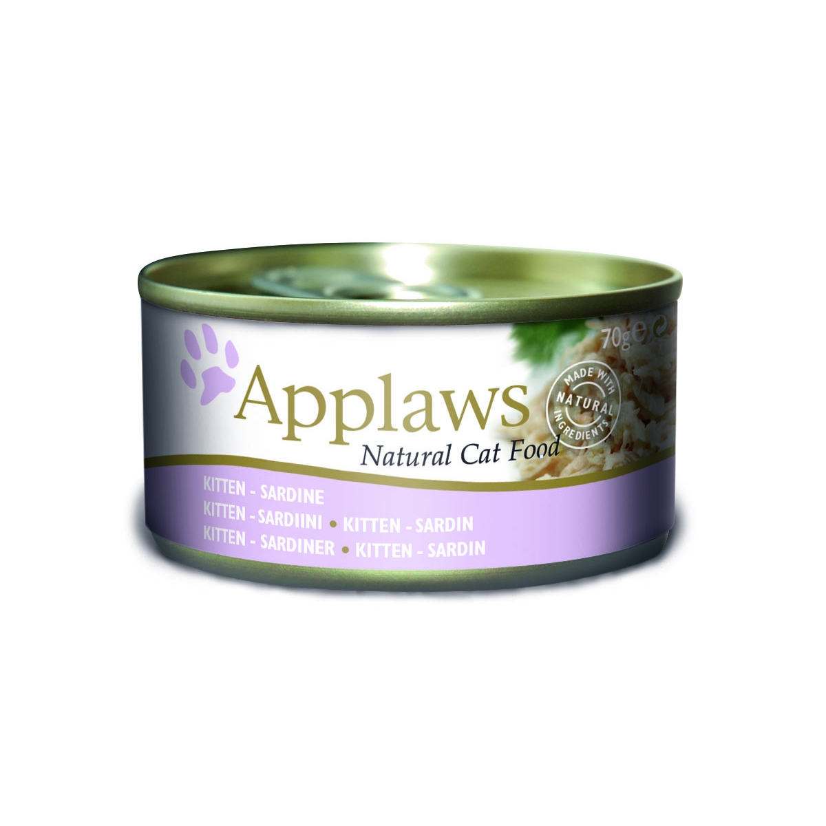 Applaws konserv kassipoegadele, sardiiniga, 70 g