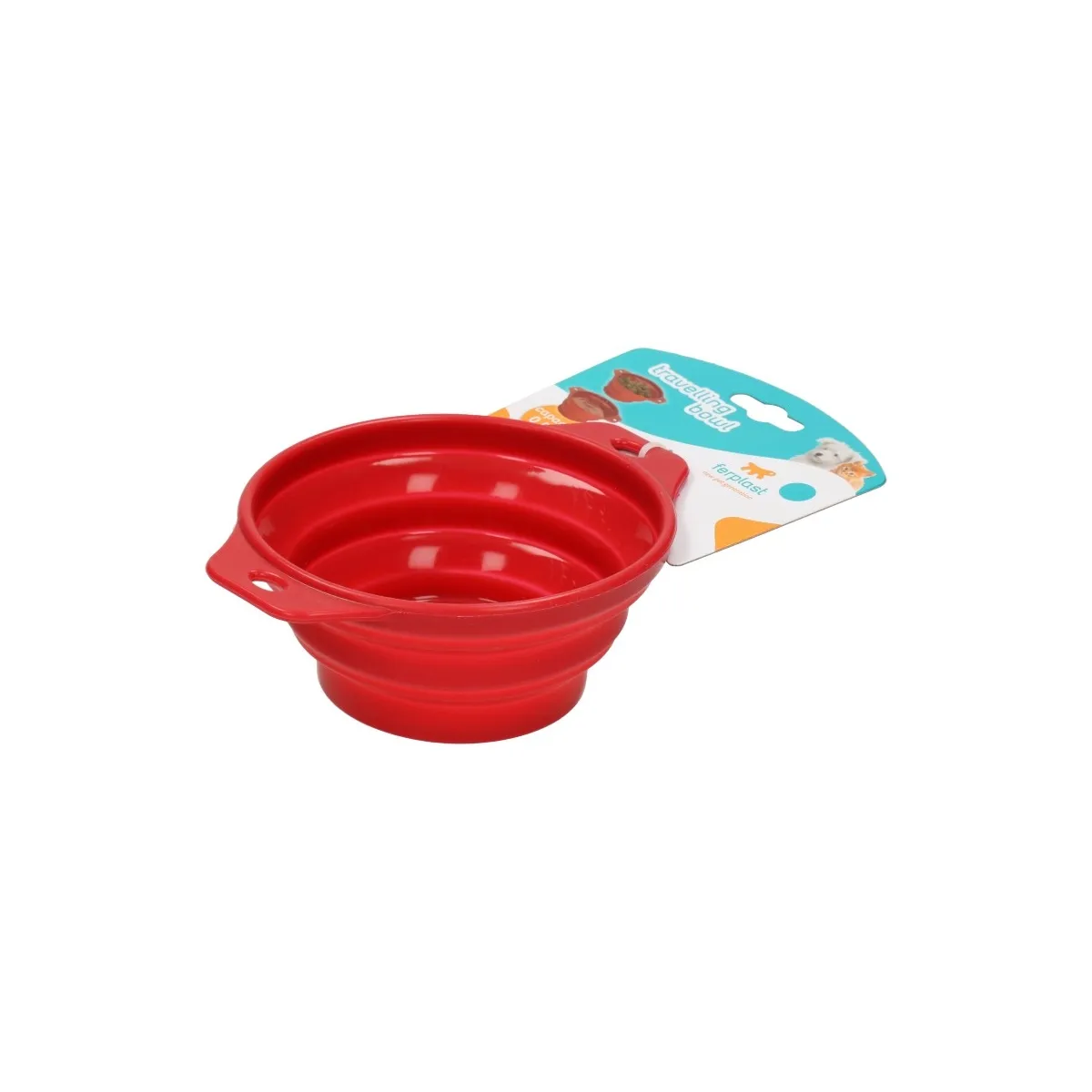Ferplast Travel Bowl söögikauss reisimiseks 500 ml, värvivalik - Tootepilt
