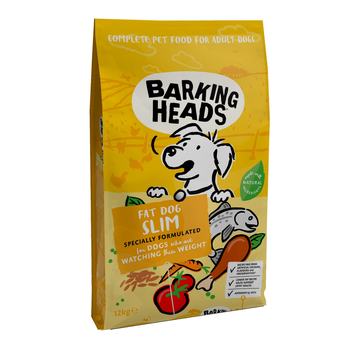 Barking Heads koeratoit Fat Dog Slim, 12 kg