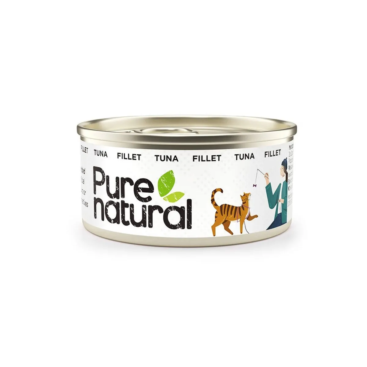 Purenatural kassi konserv, tuunikala, 70 g - Tootepilt