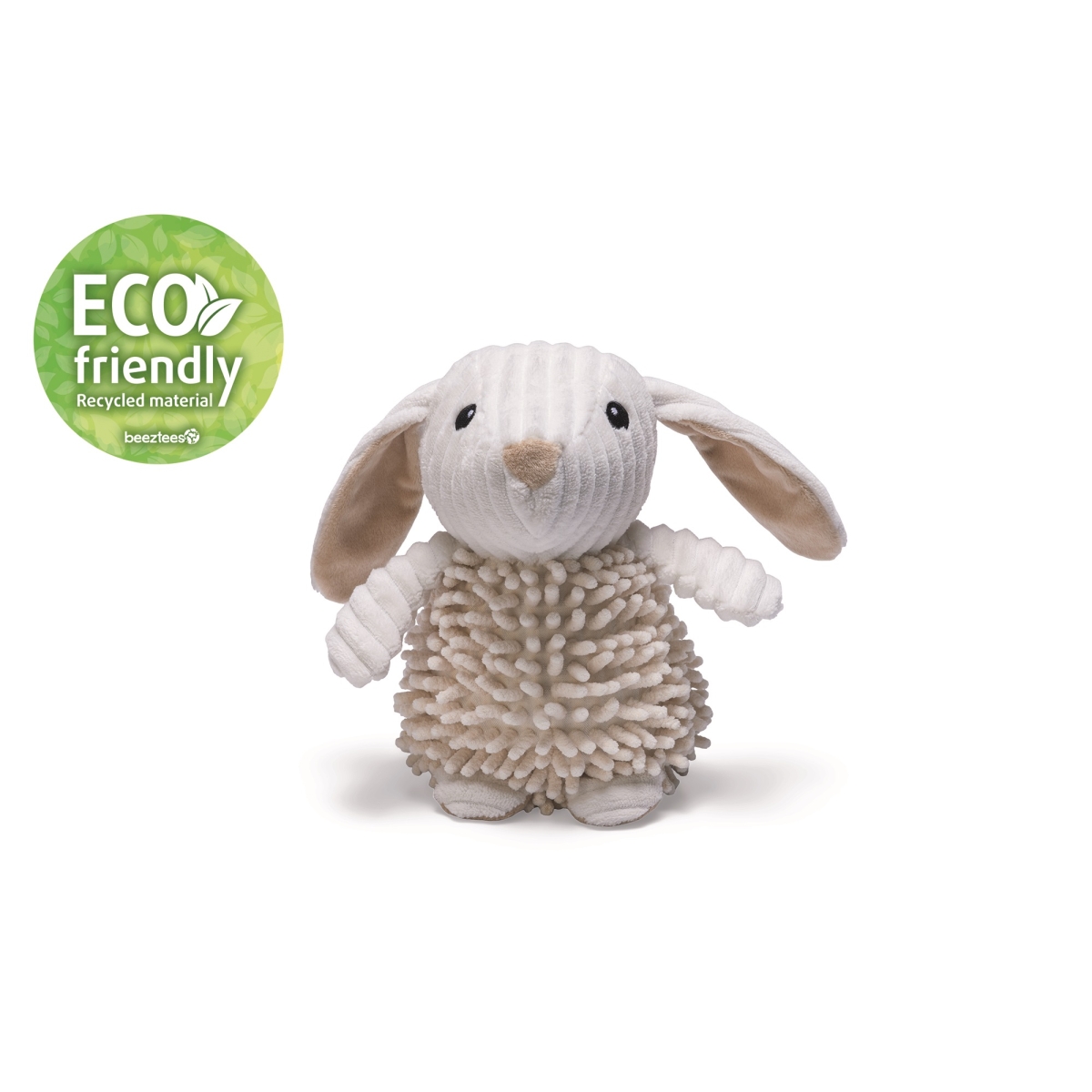 Beeztees Eco mänguasi koerale jänes Jenno, beež - Tootepilt 1
