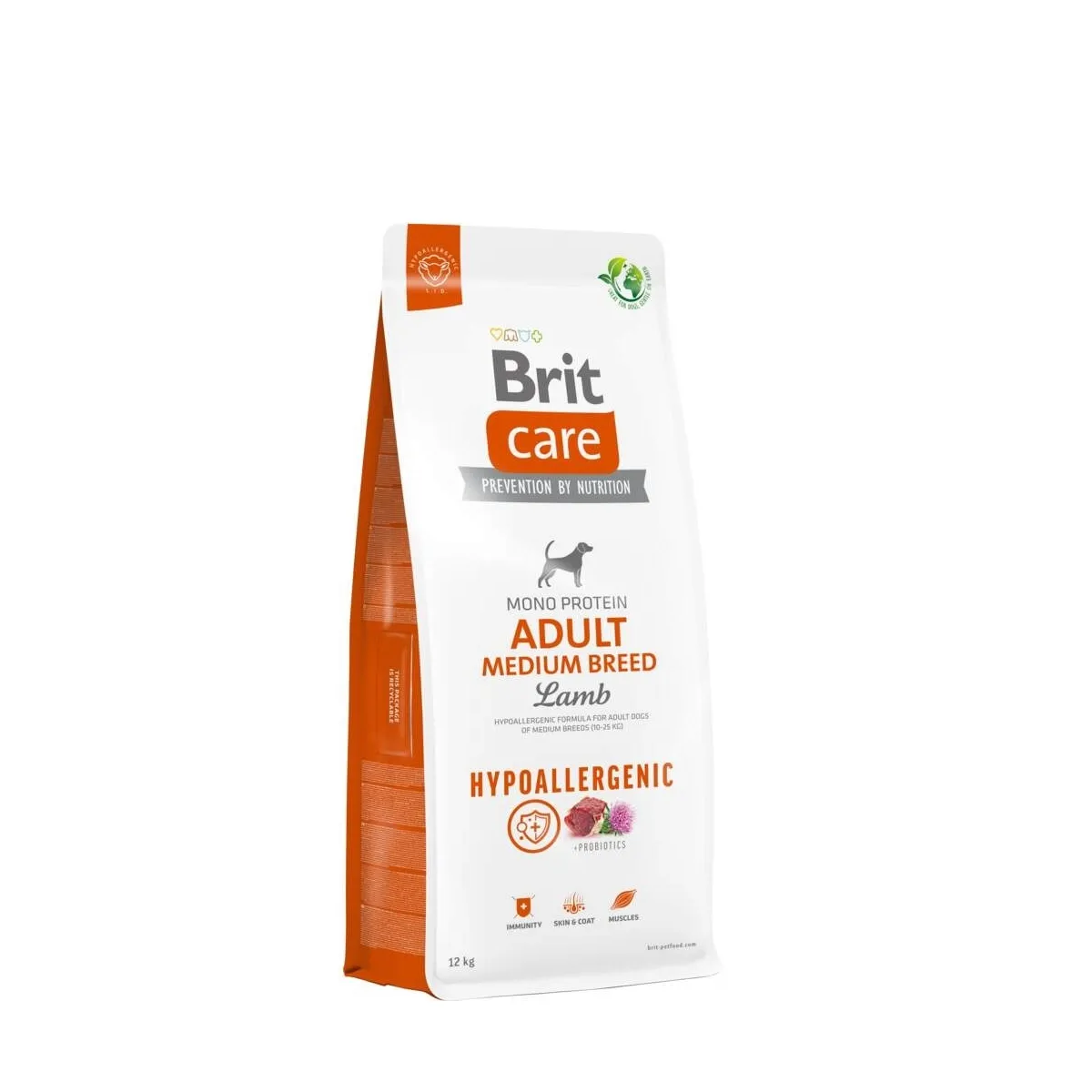 Brit Care kuivtoit keskmist tõugu koerale, lammas/riis, 12 kg - Tootepilt