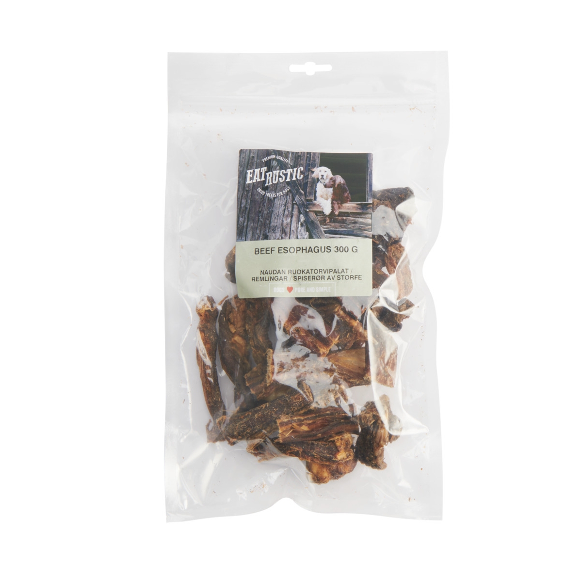 Eat Rustic koera maius, veisesöögitoru tükid, 300 g - Tootepilt 1