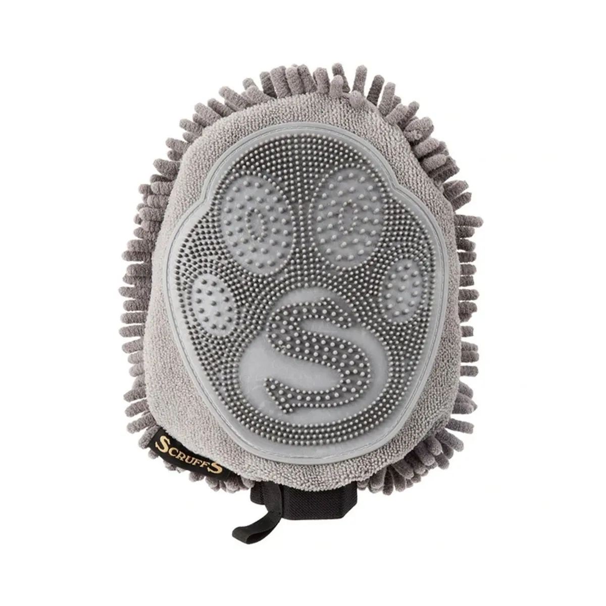 Scruffs Noodle Mitt koera puhastuskinnas, hall - Tootepilt