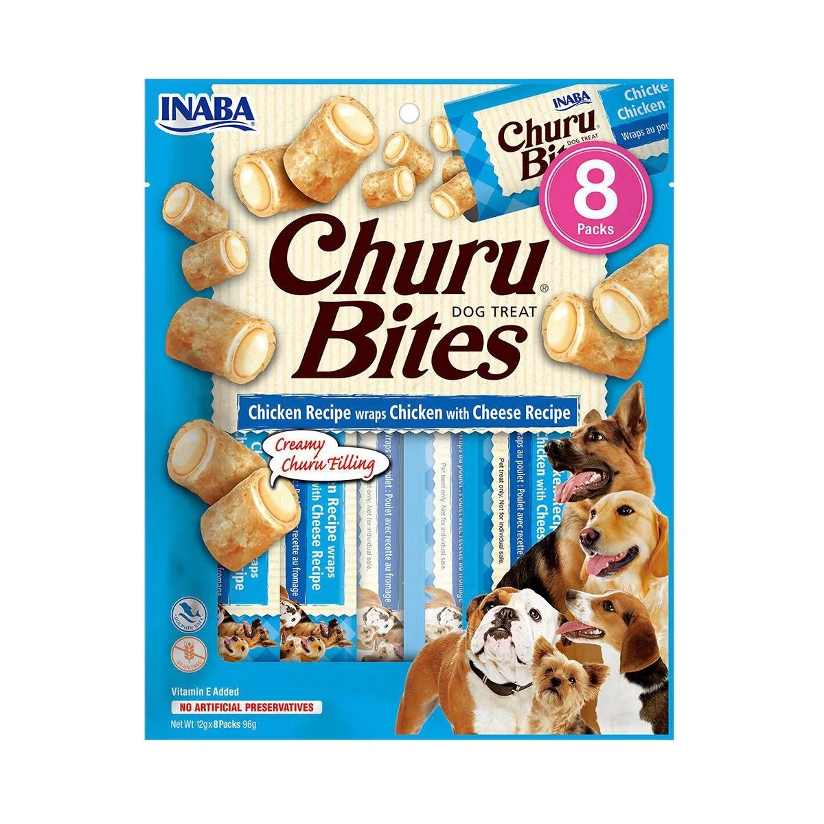 Churu koera maius, juust, 8 tk - Tootepilt