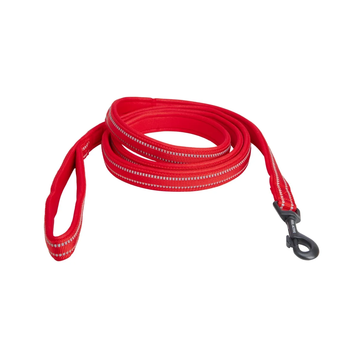 Feel Active koera jalutusrihm, 2 x 200 cm, punane - Tootepilt