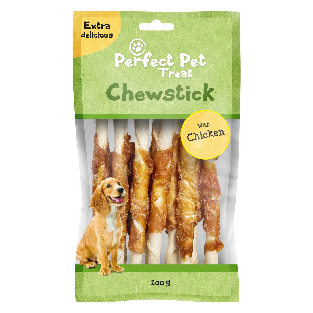 Perfect Pet Wrapped koera närimispulk, kana, 11 tk, 100 g - Tootepilt