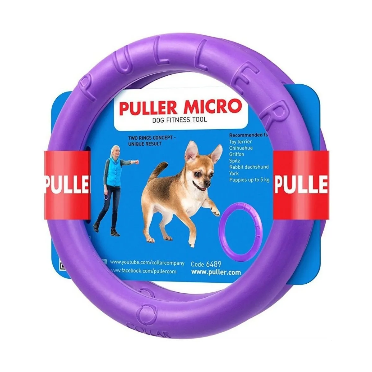 Collar Puller Micro koera mänguasi diam 12,5 cm - Tootepilt