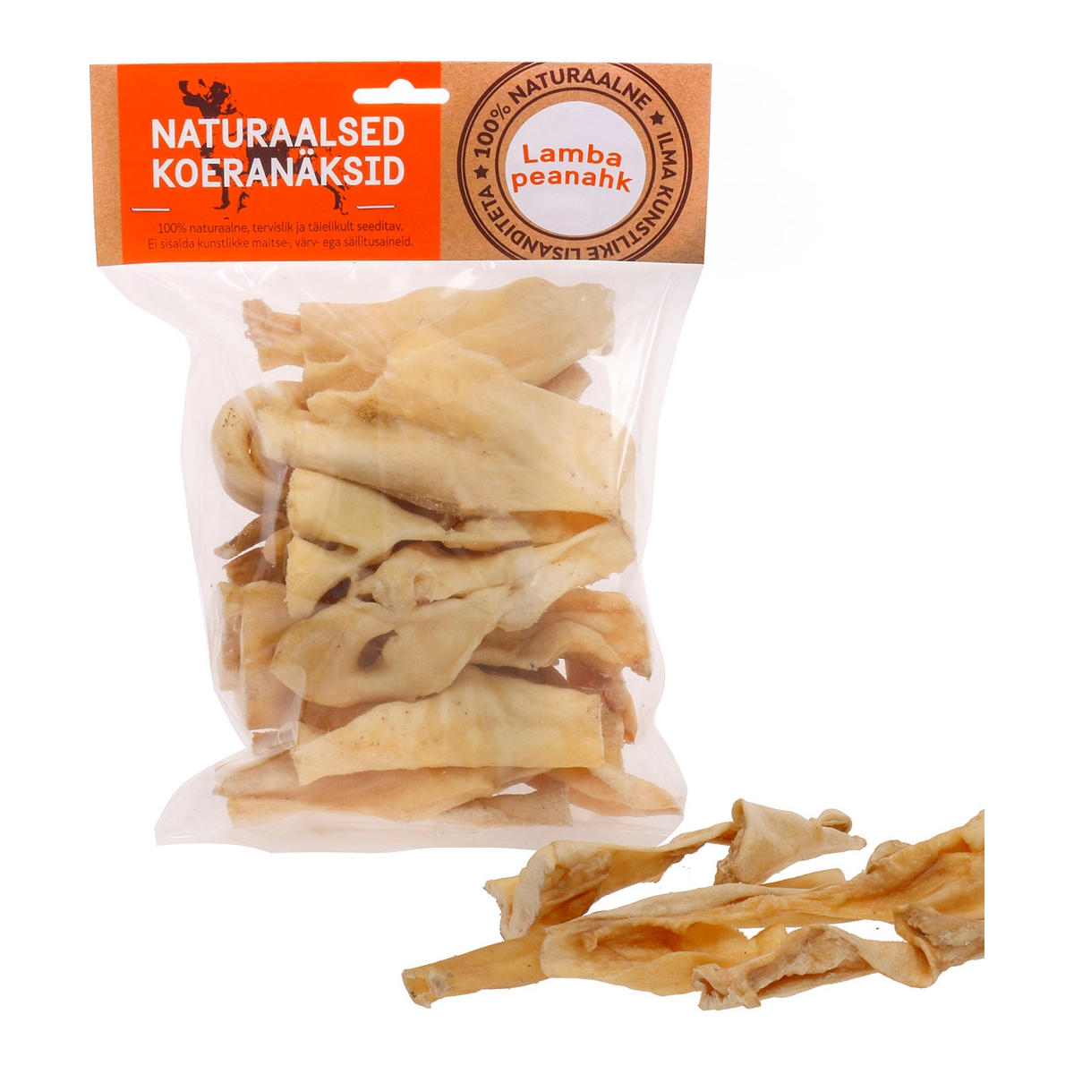 Naturaalne maius koertele, lamba peanahk 200 g - Tootepilt