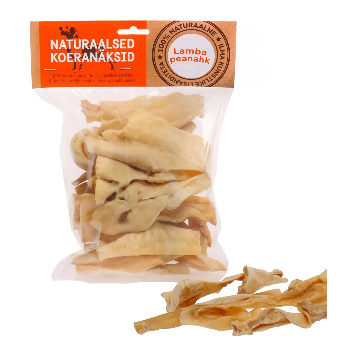 Naturaalne maius koertele, lamba peanahk 200 g - Tootepilt