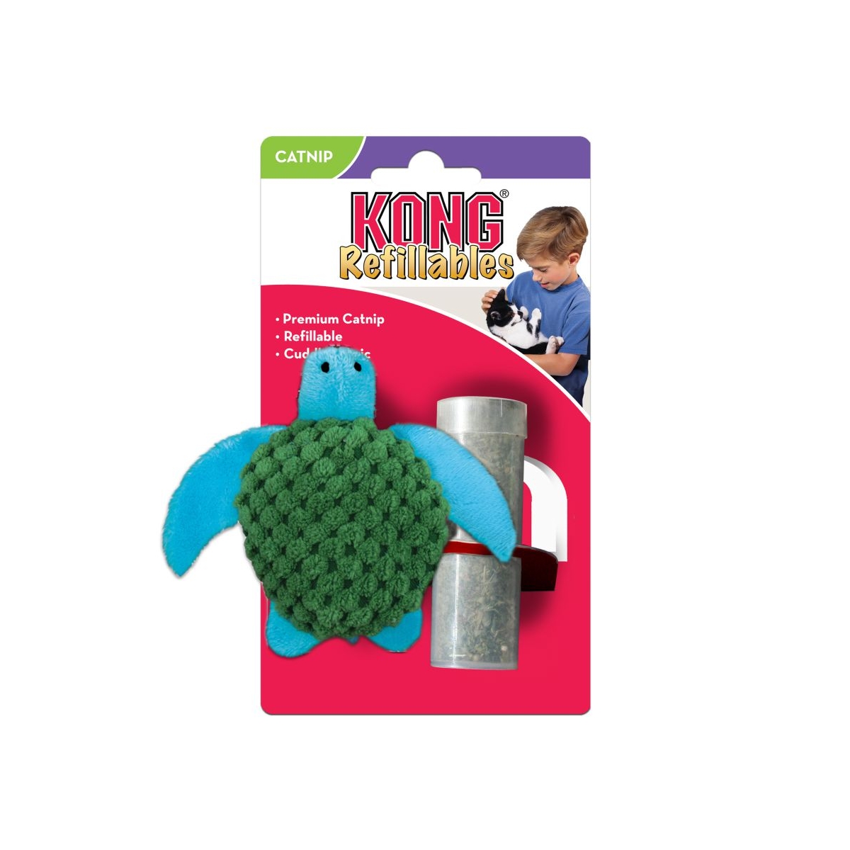 Kong Cat Turtle kilpkonnakujuline mänguasi kassidele