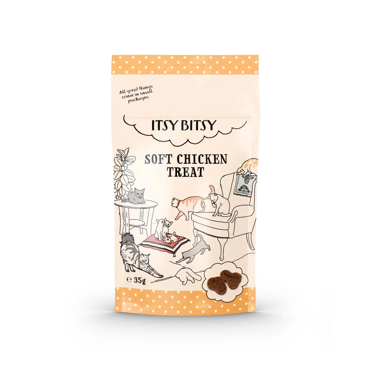 ItsyBitsy kassi maius, kana, 35 g - Tootepilt