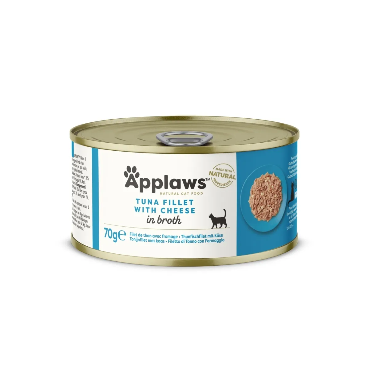Applaws kassi konserv, tuunikala/juust, 70 g - Tootepilt