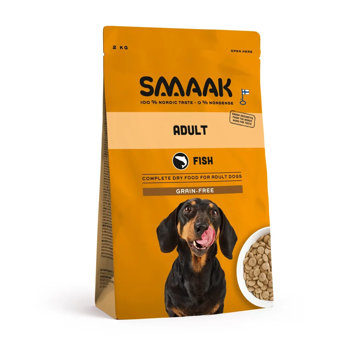 SMAAK koera kuivtoit, kala, teraviljavaba, 2 kg - Tootepilt