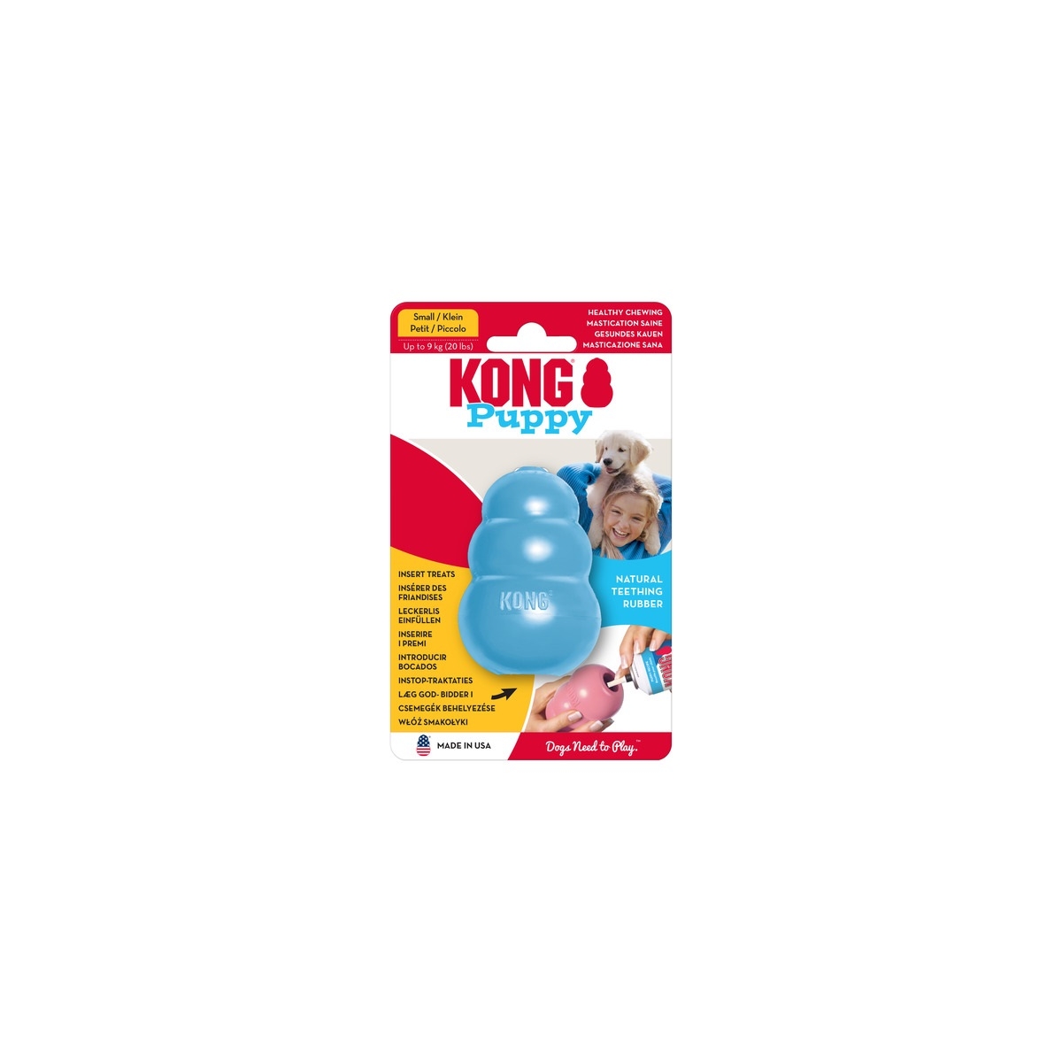 Kong Puppy täidetav mänguasi kutsikale, S