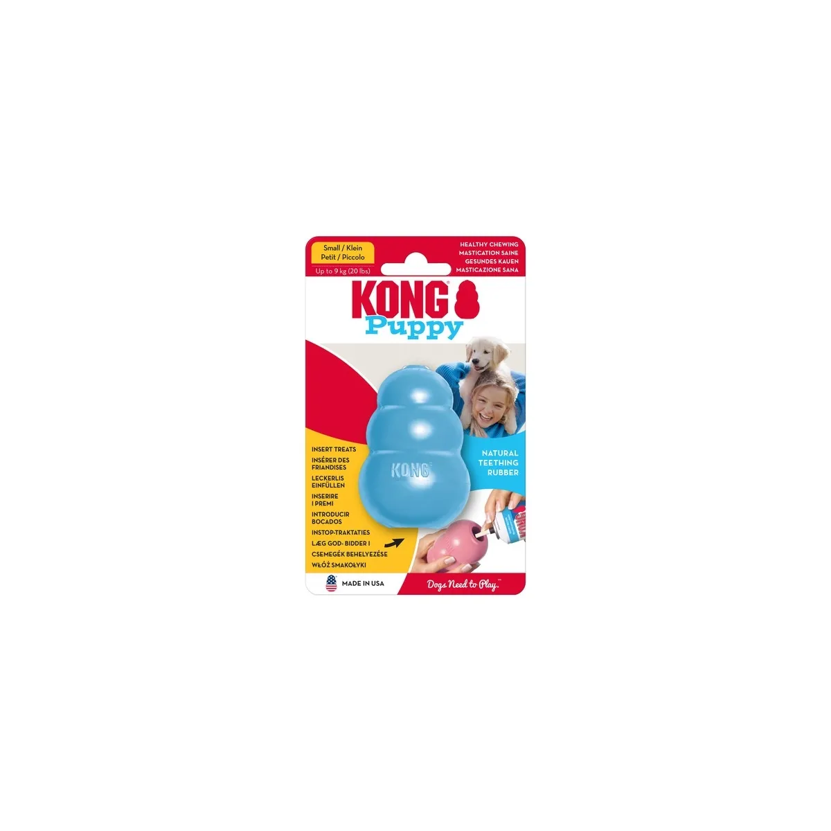 KONG Puppy täidetav mänguasi kutsikale, S - Tootepilt 1