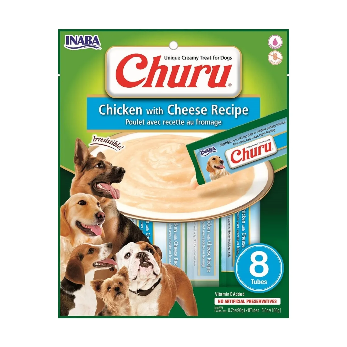 Churu maius koerale kana/juust 160 g - Tootepilt