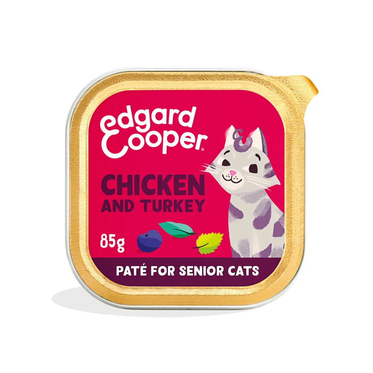 Edgard Cooper kassipasteet seenior, kalkun/kana, 85 g - Tootepilt