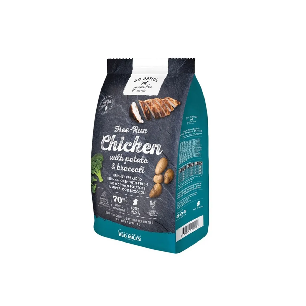 Go Native kuivtoit koertele kana, kartuli ja brokkoliga, 800 g - Tootepilt