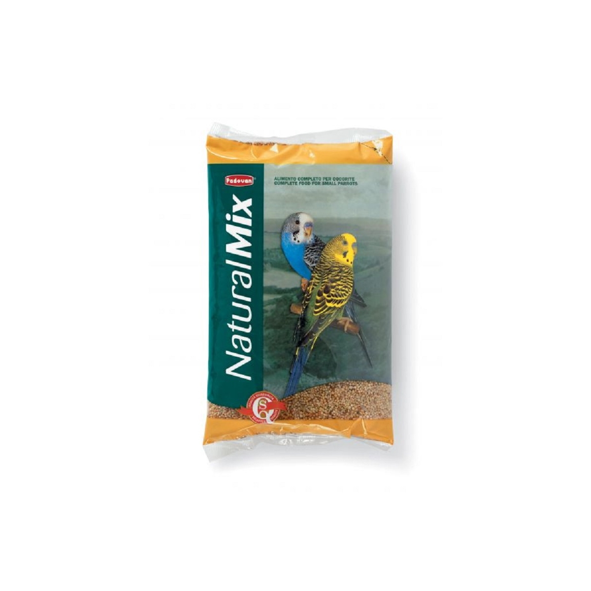Padovan NaturalMix Cocorite täistoit viirpapagoidele 1 kg - Tootepilt