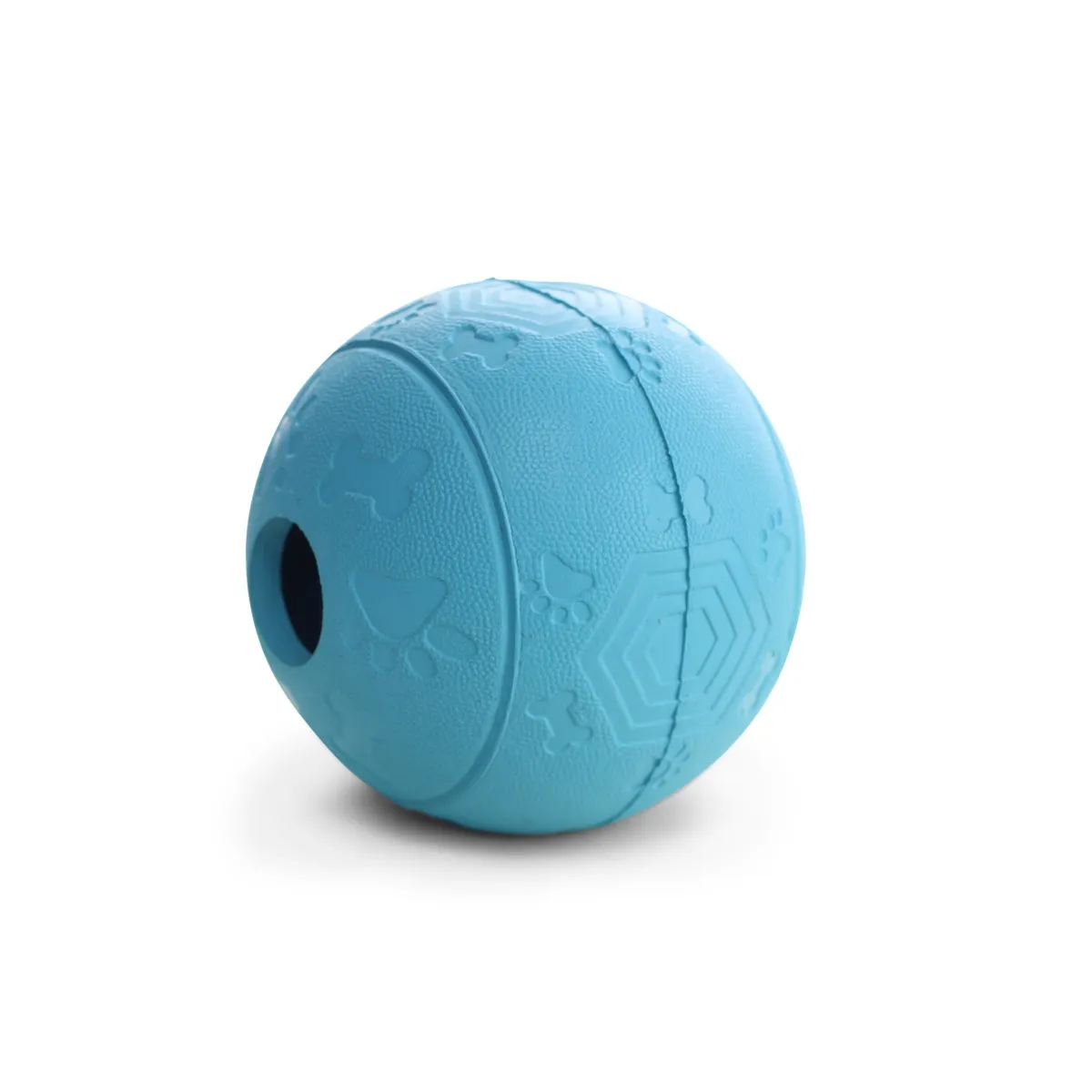 Little & Bigger koera mänguasi, Spin-a-Treat pall, 11 cm, türkiis - Tootepilt