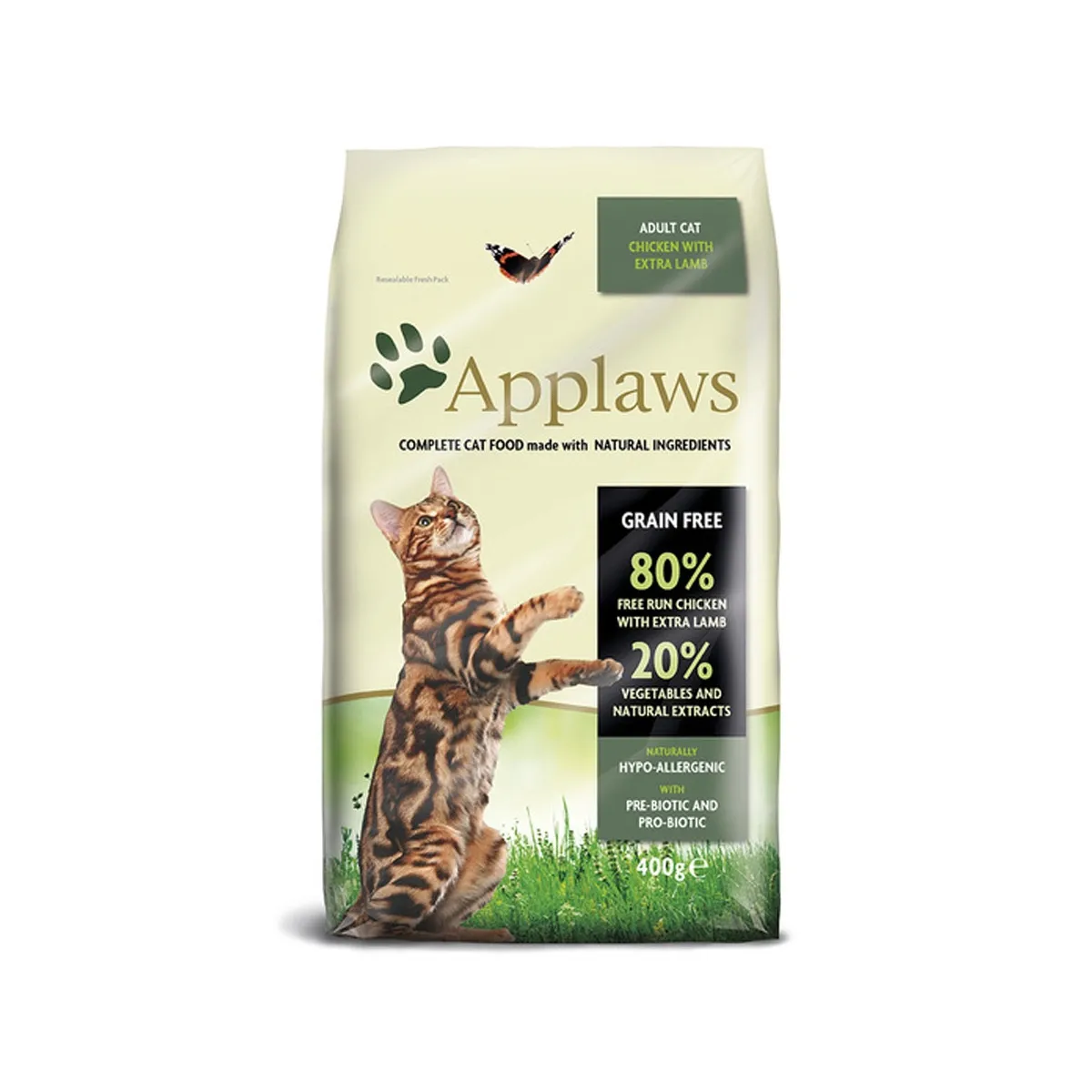 Applaws kuivtoit kassidele, kana- ja lambalihaga, 400 g - Tootepilt 1