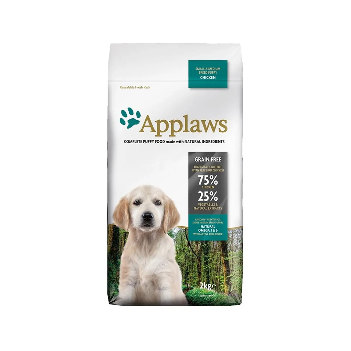 Applaws kutsikatoit väike/keskmine tõug, kanalihaga, 2 kg - Tootepilt