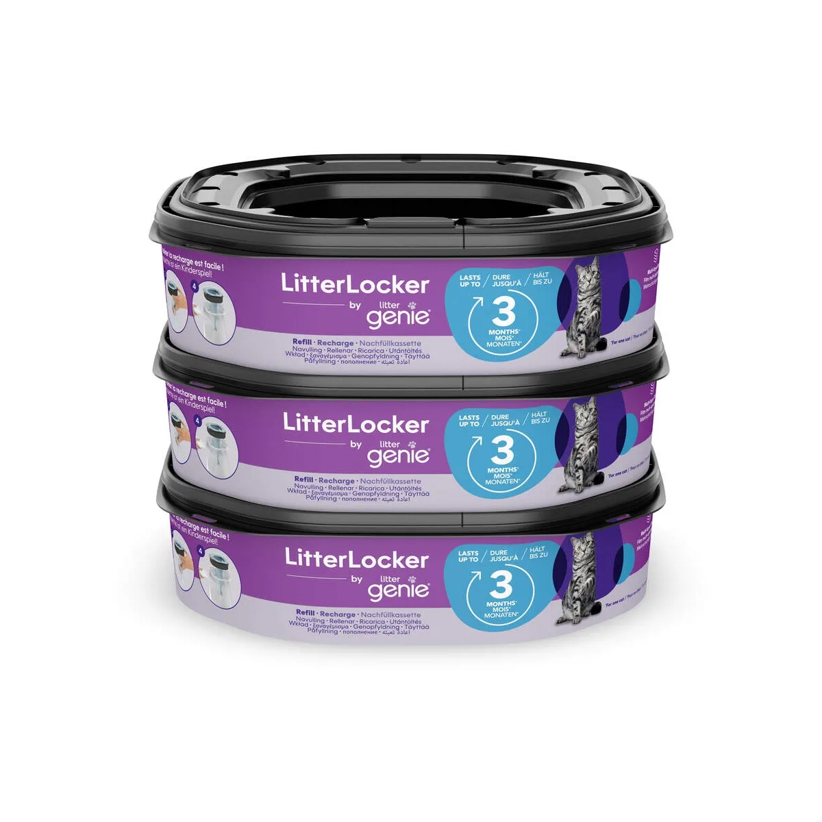 Litterlocker Genie kilekotid, 6 m, 3 tk - Tootepilt