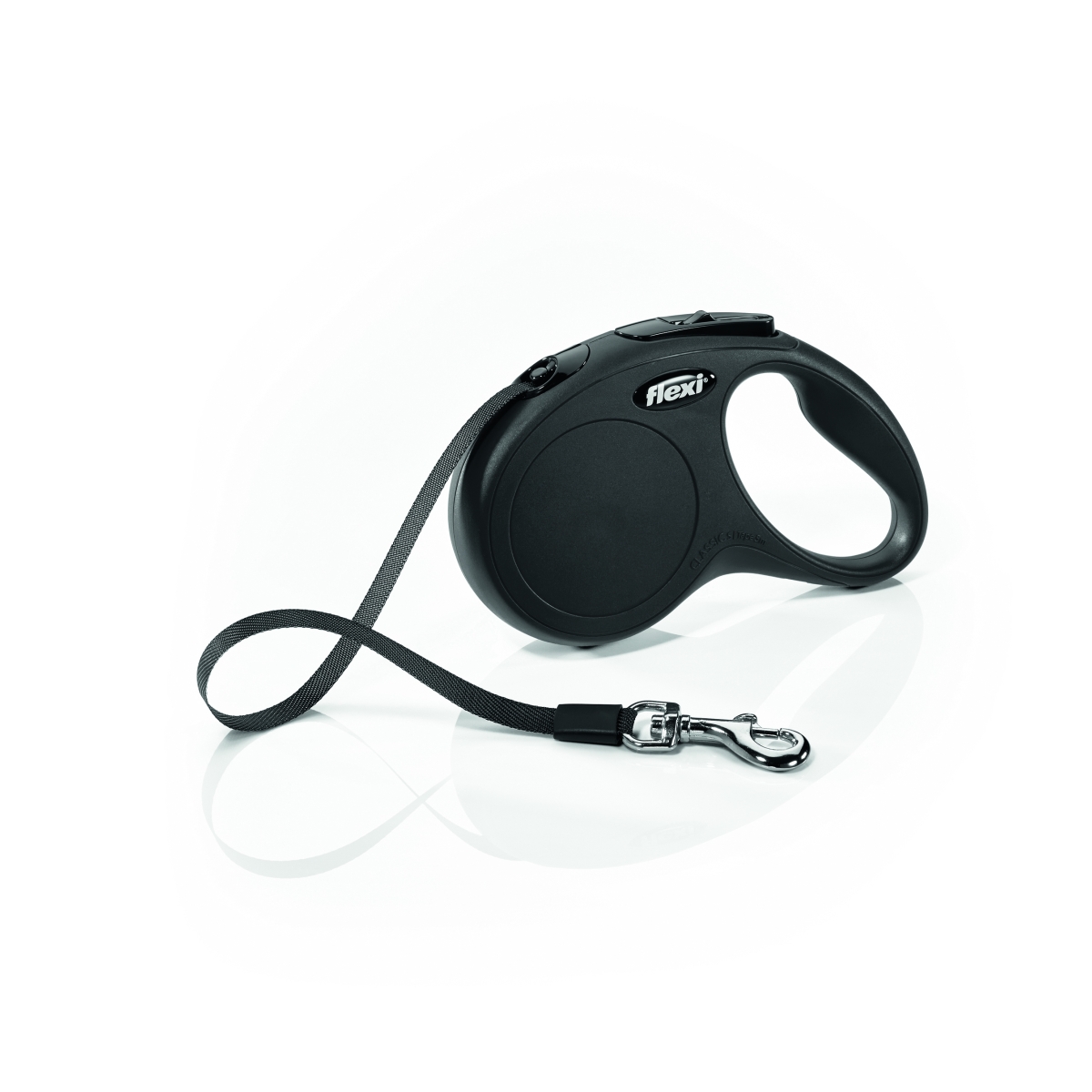 Flexi Classic Compact lintrihm S/5 m, must - Tootepilt