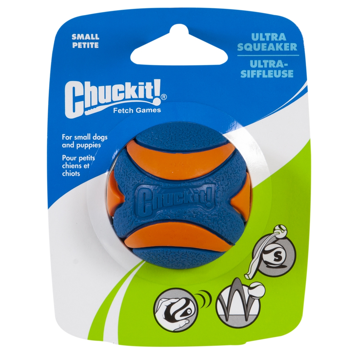 Chuckit Ultra koera mänguasi, piiksupall S - Tootepilt