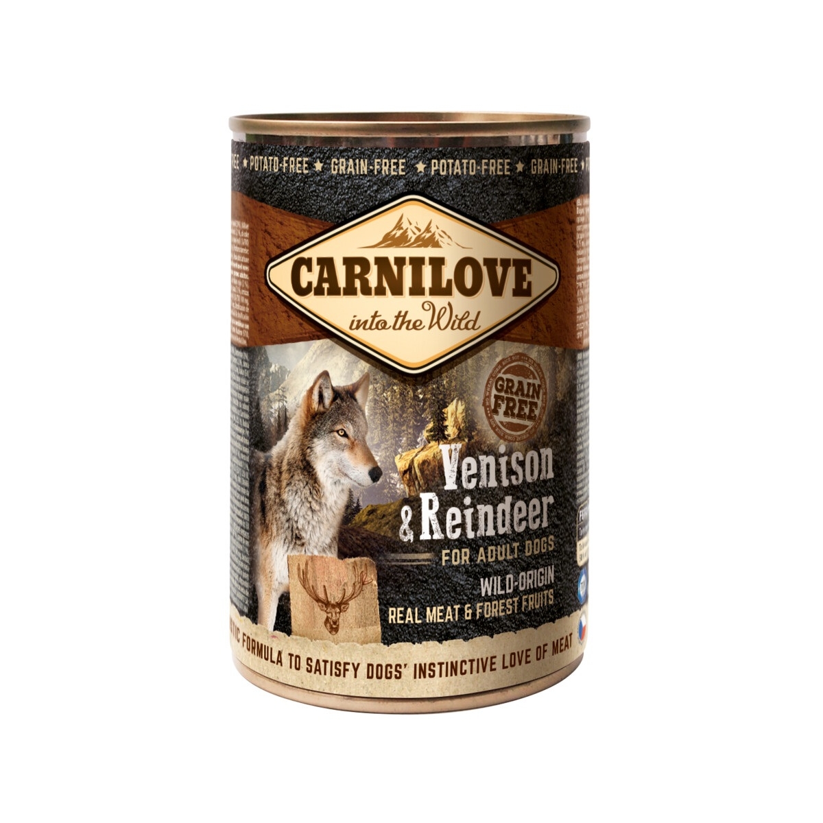 Carnilove koera konserv Wild Meat, hirv/põhjapõder, 400 g - Tootepilt