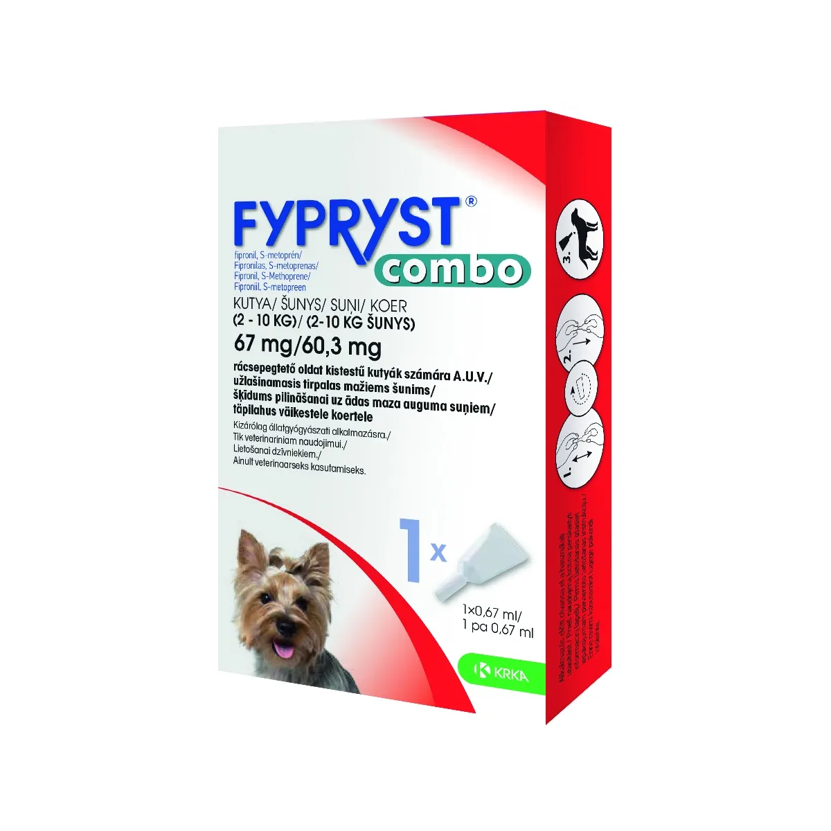 FYPRYST COMBO TÄPILAHUS 67+60,3MG/0,67ML N1 - Tootepilt