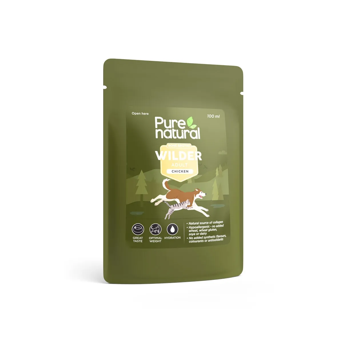 Purenatural puljong, kana, 100 ml - Tootepilt