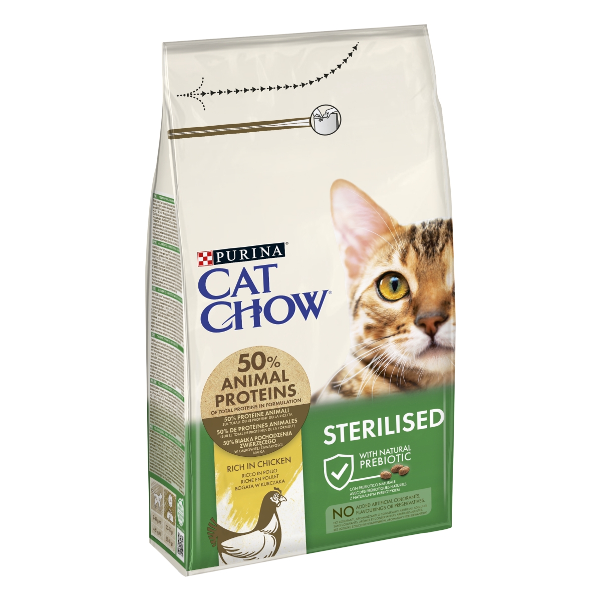 Cat Chow kassitoit steriliseeritud või ülekaalulisele kassile 1,5 kg