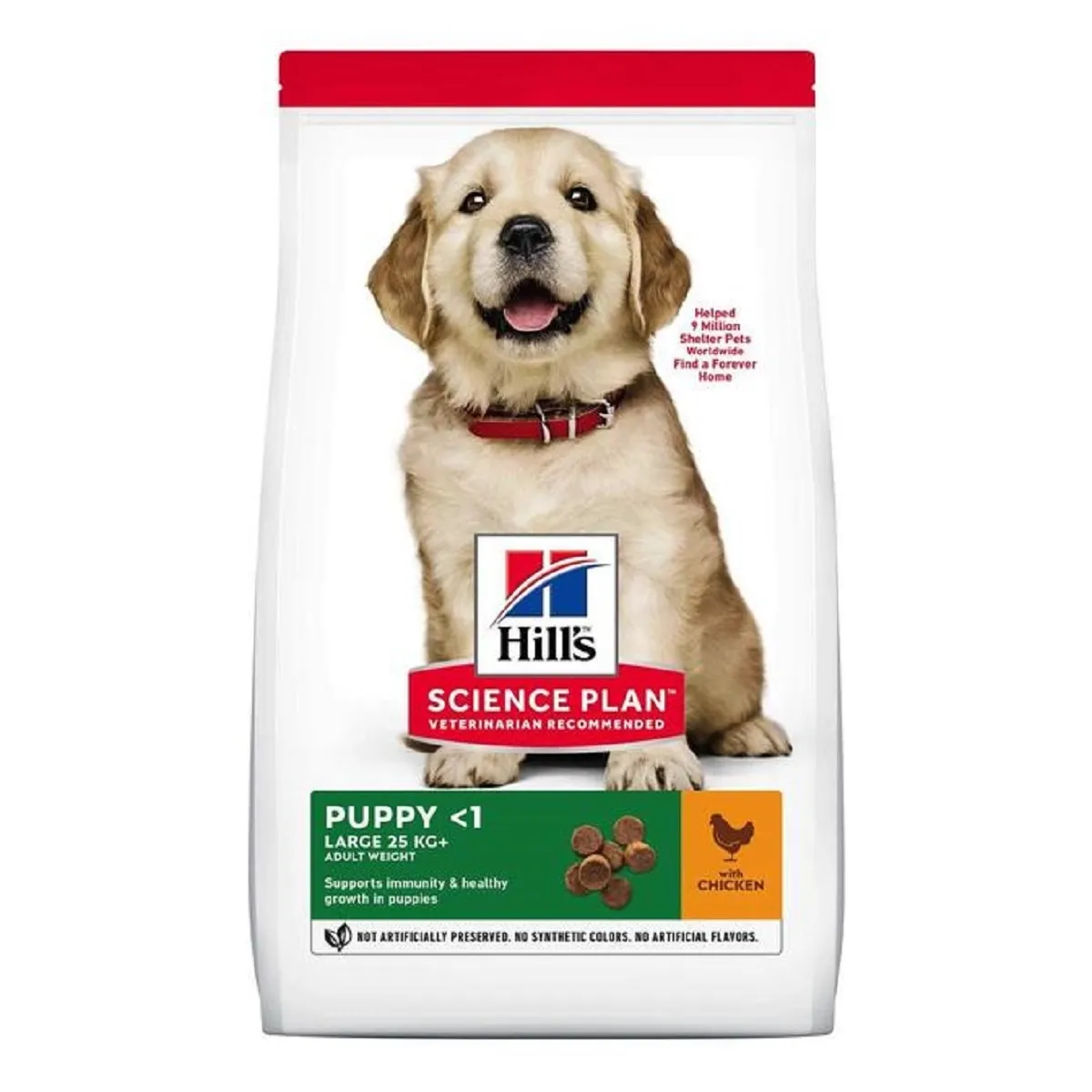 Hill's Science Plan koeratoit kanaga suurt kasvu kutsikale 14,5kg - Tootepilt