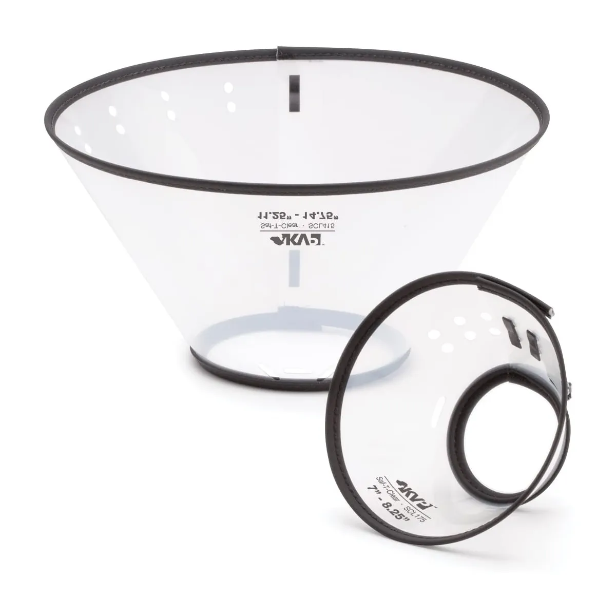 KVP koera/kassi plastkrae, kanditud, 11 cm - Tootepilt