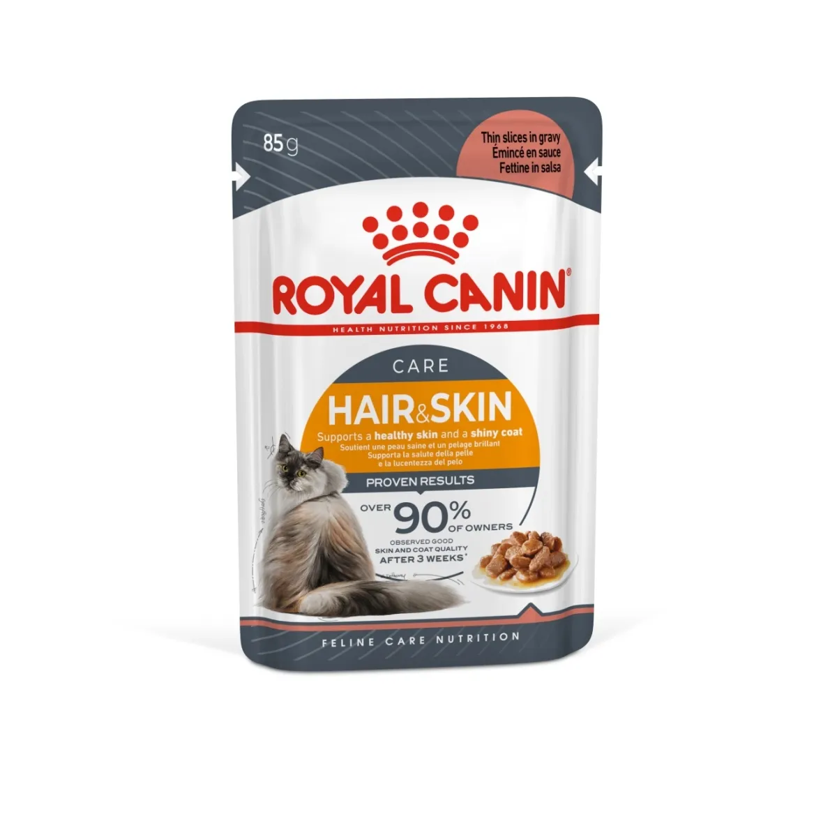 Royal Canin Hair & Skin, einekotike kassile 85g - Tootepilt
