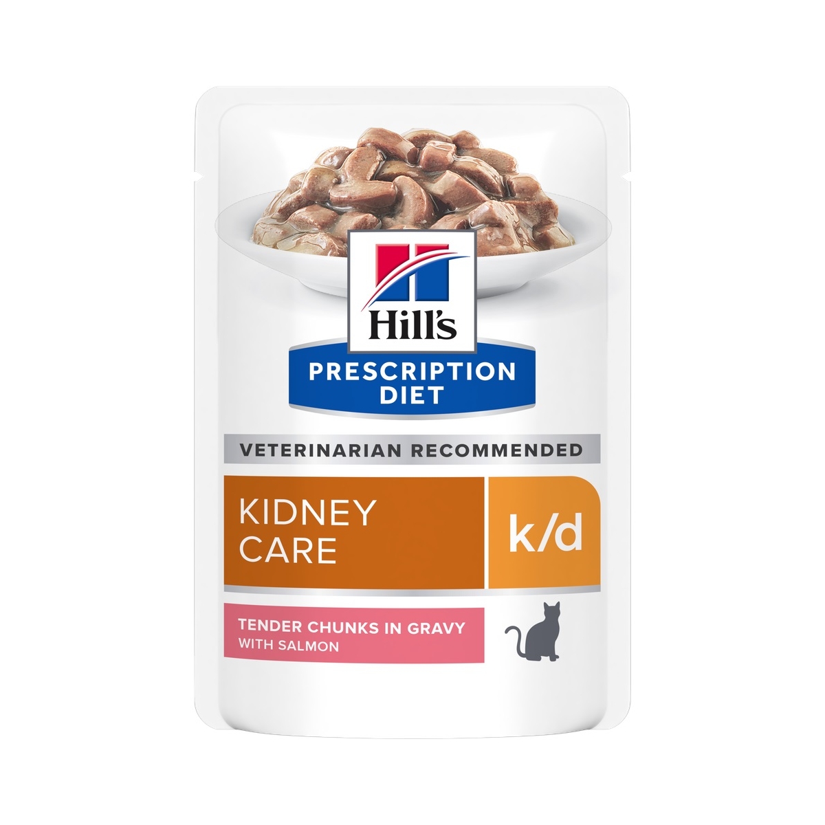 Hill's Prescription Diet k/d kassi einekotike lõhega 85g 12TK - Tootepilt