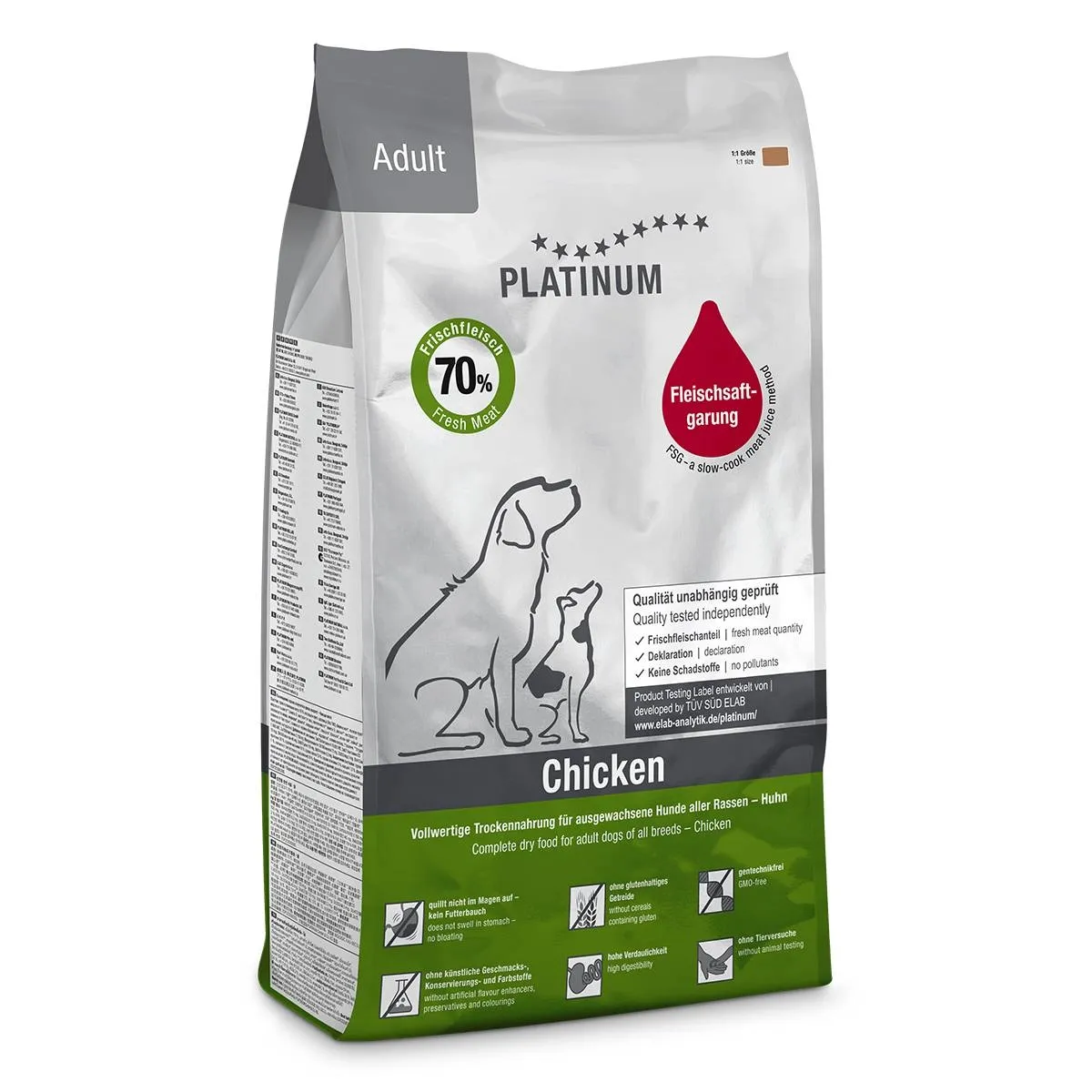 Platinum koera kuivtoit, kana, 5 kg - Tootepilt