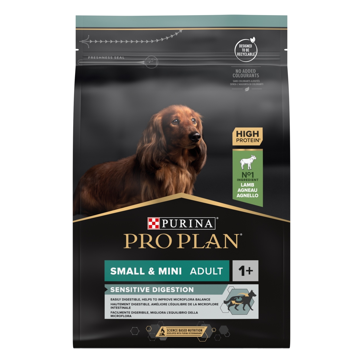 Purina PRO PLAN Small Adult Sensitive Digestion with OPTIDIGEST®, 7kg - Tootepilt
