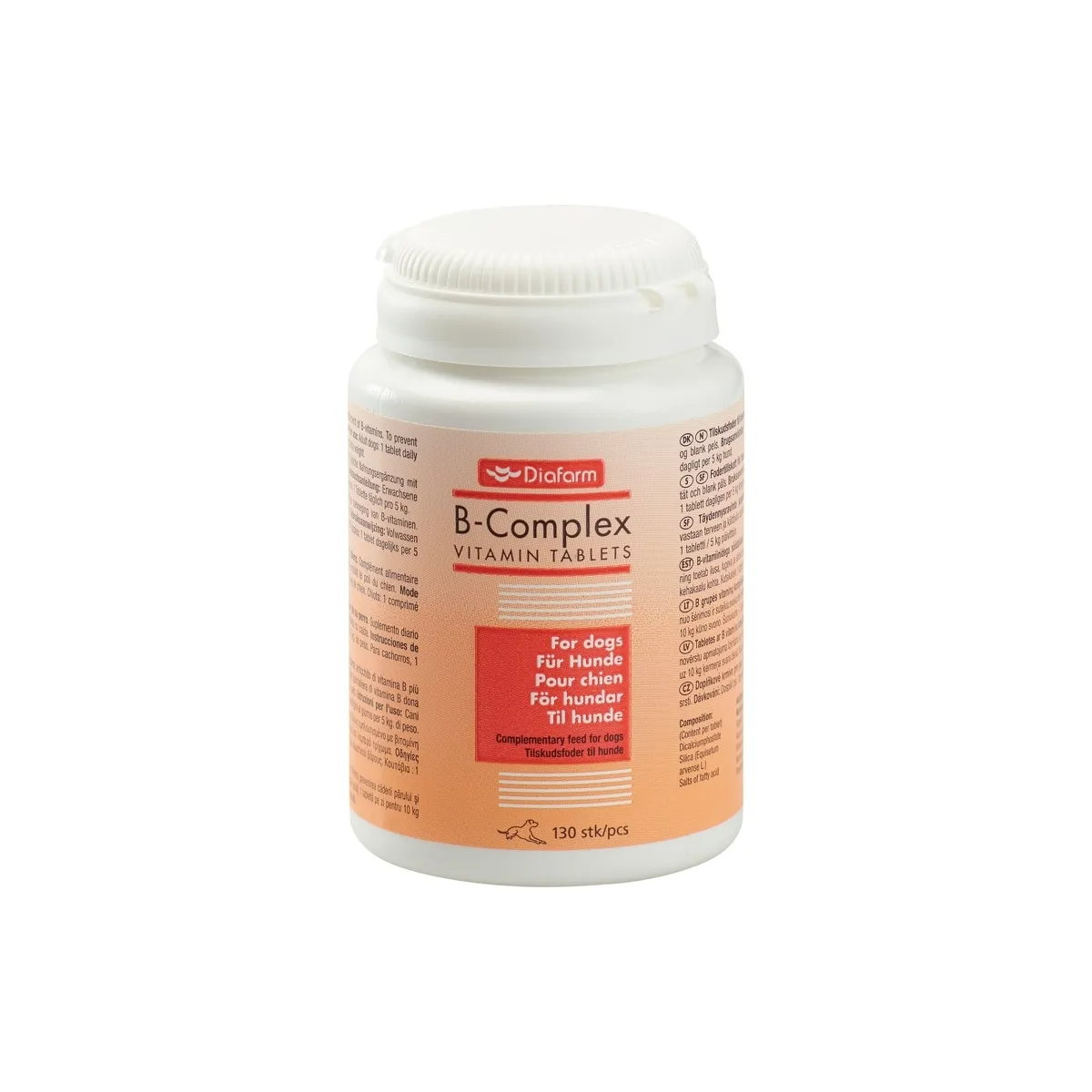 Diafarm Vitamiin-B toidulisand koertele, 130 tbl - Tootepilt