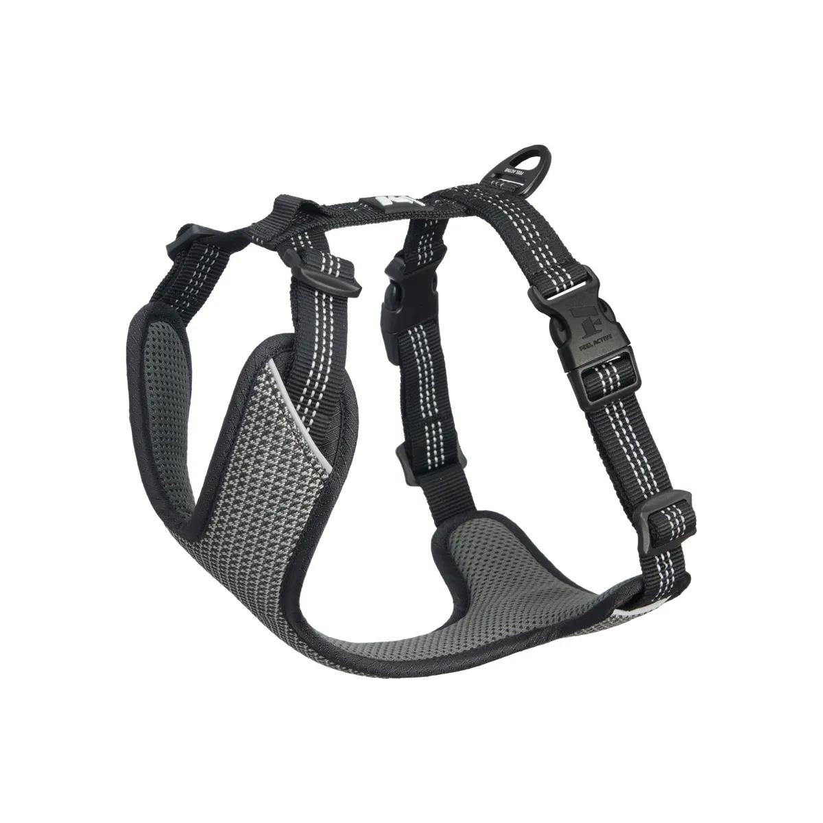 Feel Active koera traksid helkuriga, S, must - Tootepilt