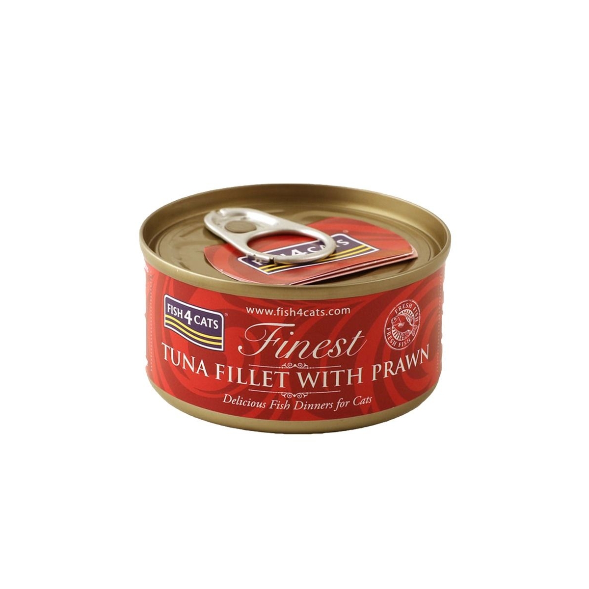 Fish4Cats konserv kassidele tuunikala ja krevetiga 70 g