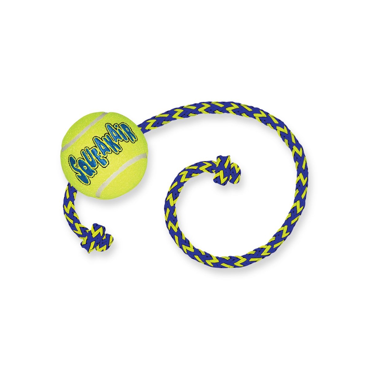 KONG SQUEAKAIR tennisepall nööriga, M - Tootepilt 1