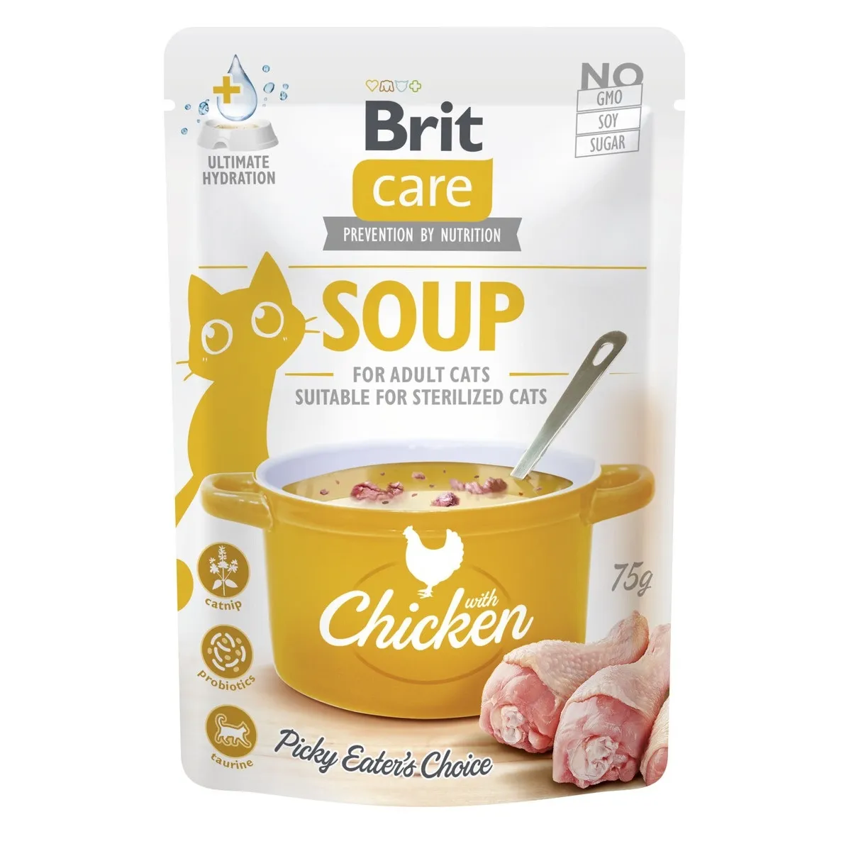 Brit Care supp kassile kanalihaga, 75 g - Tootepilt